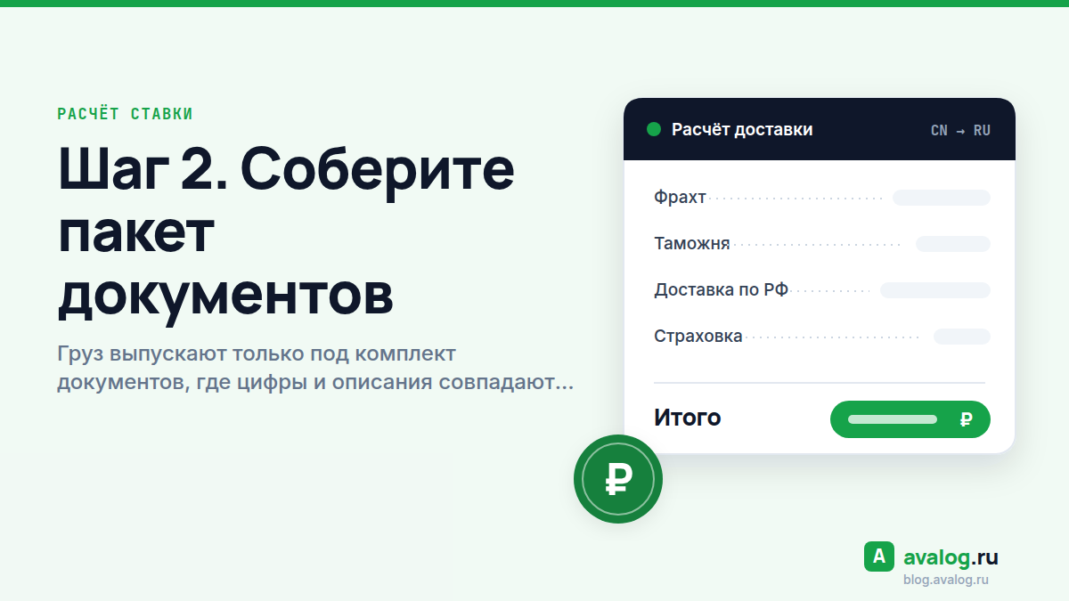 Шаг 2. Соберите пакет документов